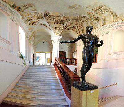 Panfili staircase - The former Franciscan Convent